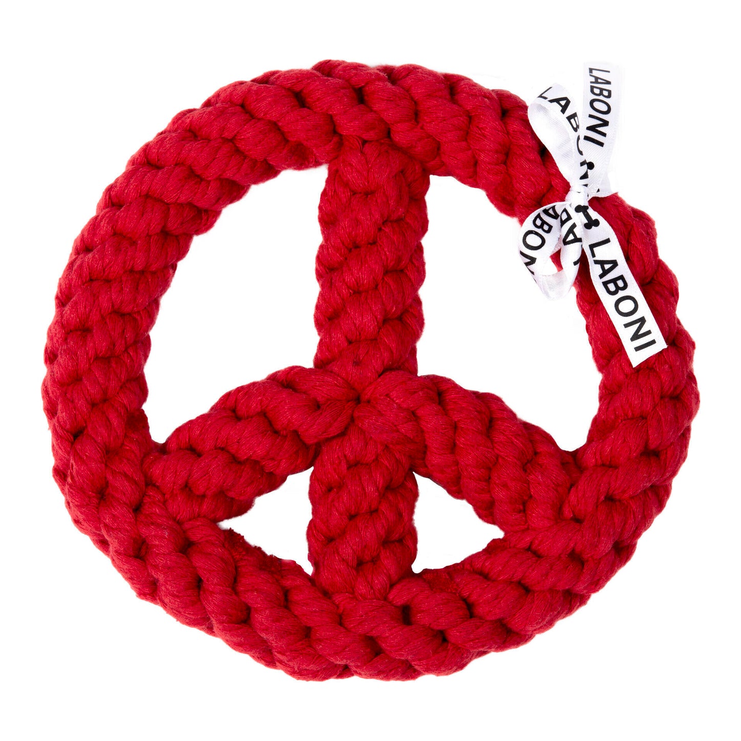 Paulchen Peace – Jouet en corde pour chien - Laboni