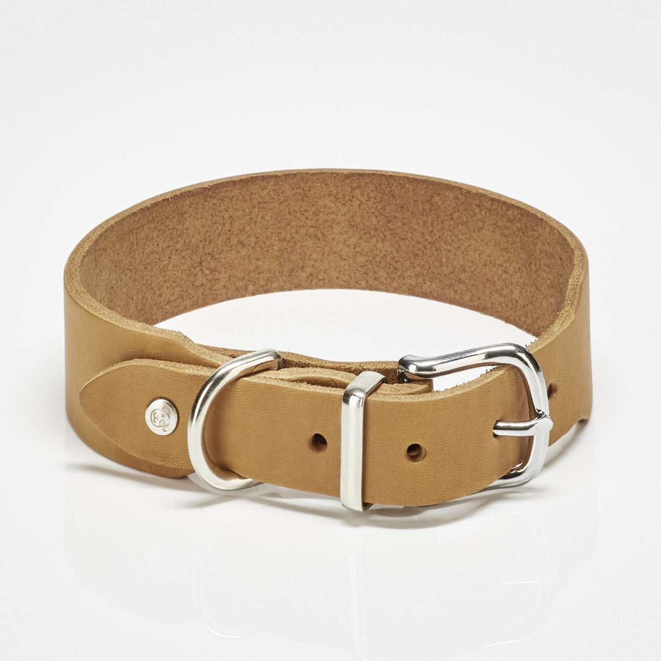Collier pour chien en cuir GIRO - Honey - Laboni