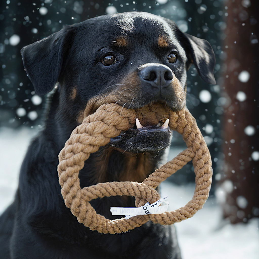 Britta le Bretzel - Jouet en corde pour chien - Laboni