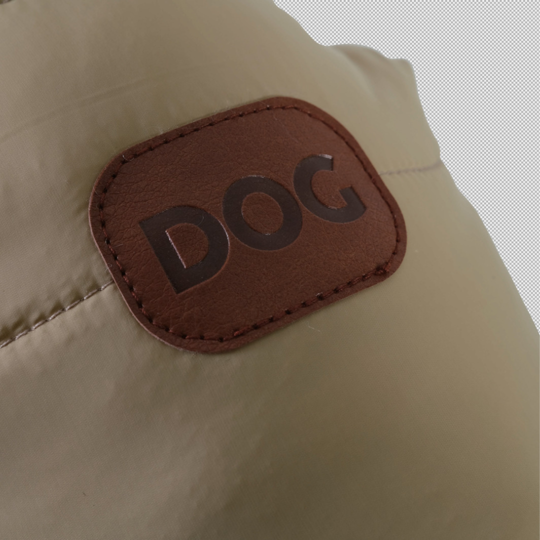 Doudoune London pour chien – 7 tailles – Beige, Kaki, Noir ou Rouge
