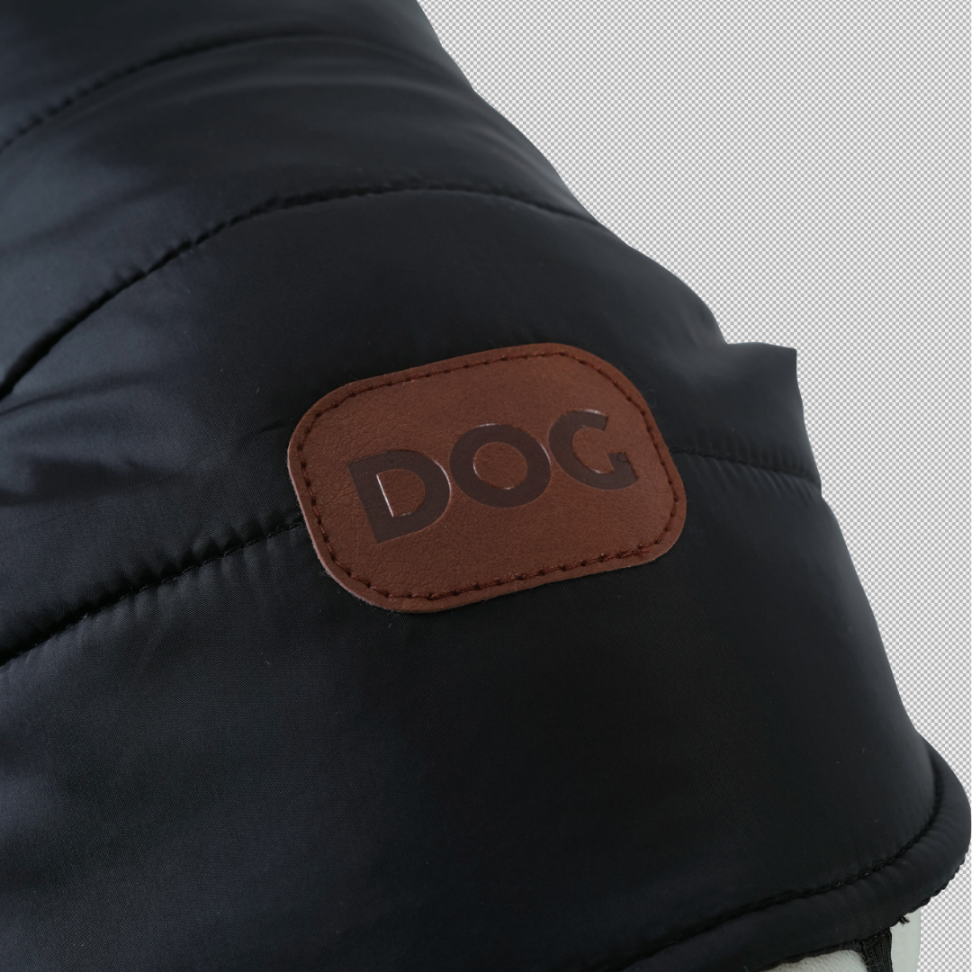 Doudoune London pour chien – 7 tailles – Beige, Kaki, Noir ou Rouge