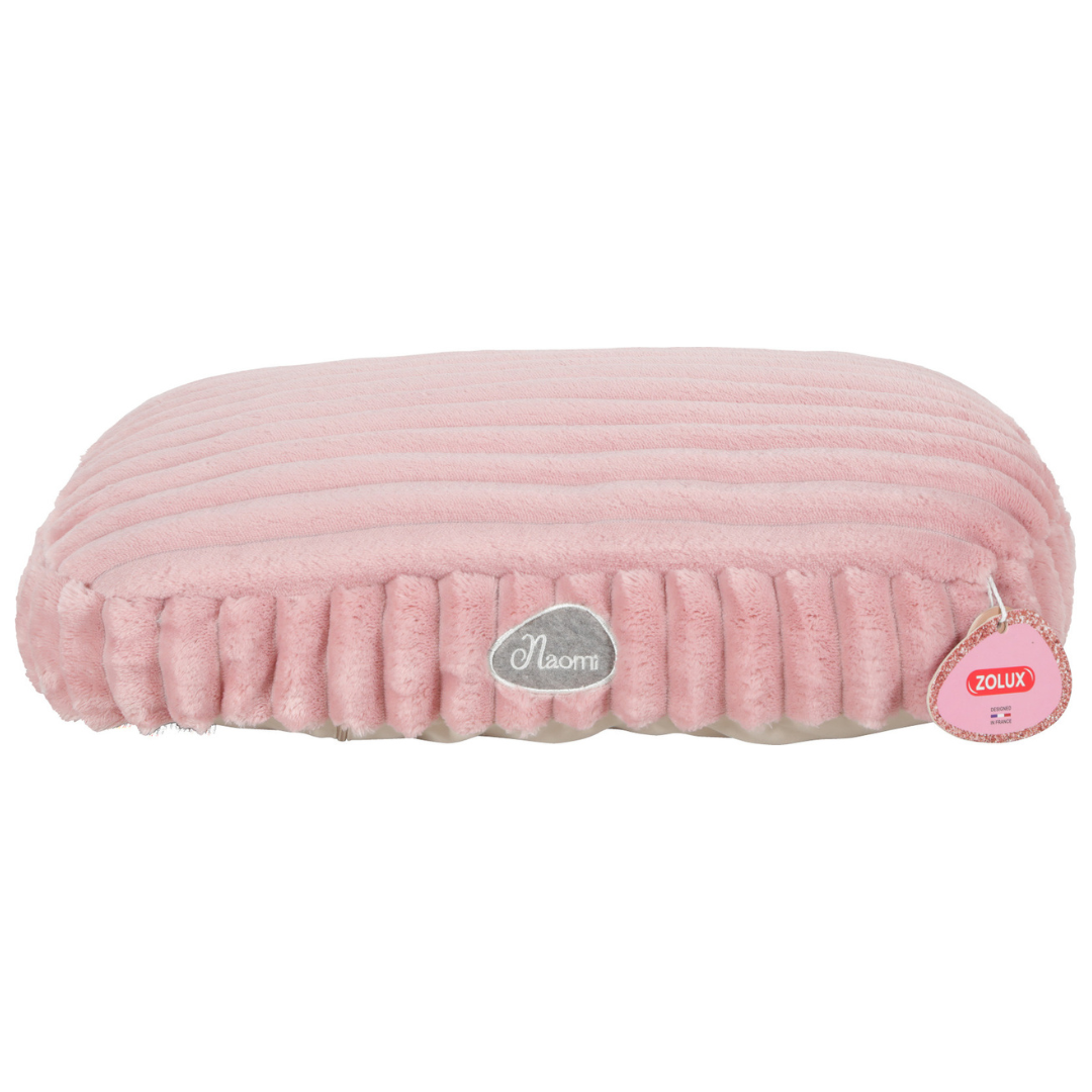 Coussin Naomi pour chat – Classique ou couvert – Beige ou Rose