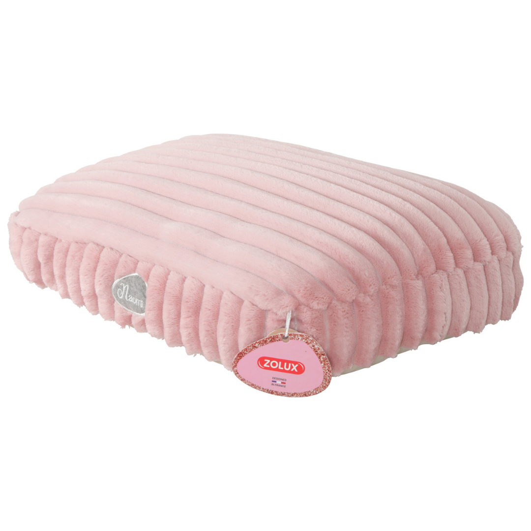 Coussin Naomi pour chat – Classique ou couvert – Beige ou Rose