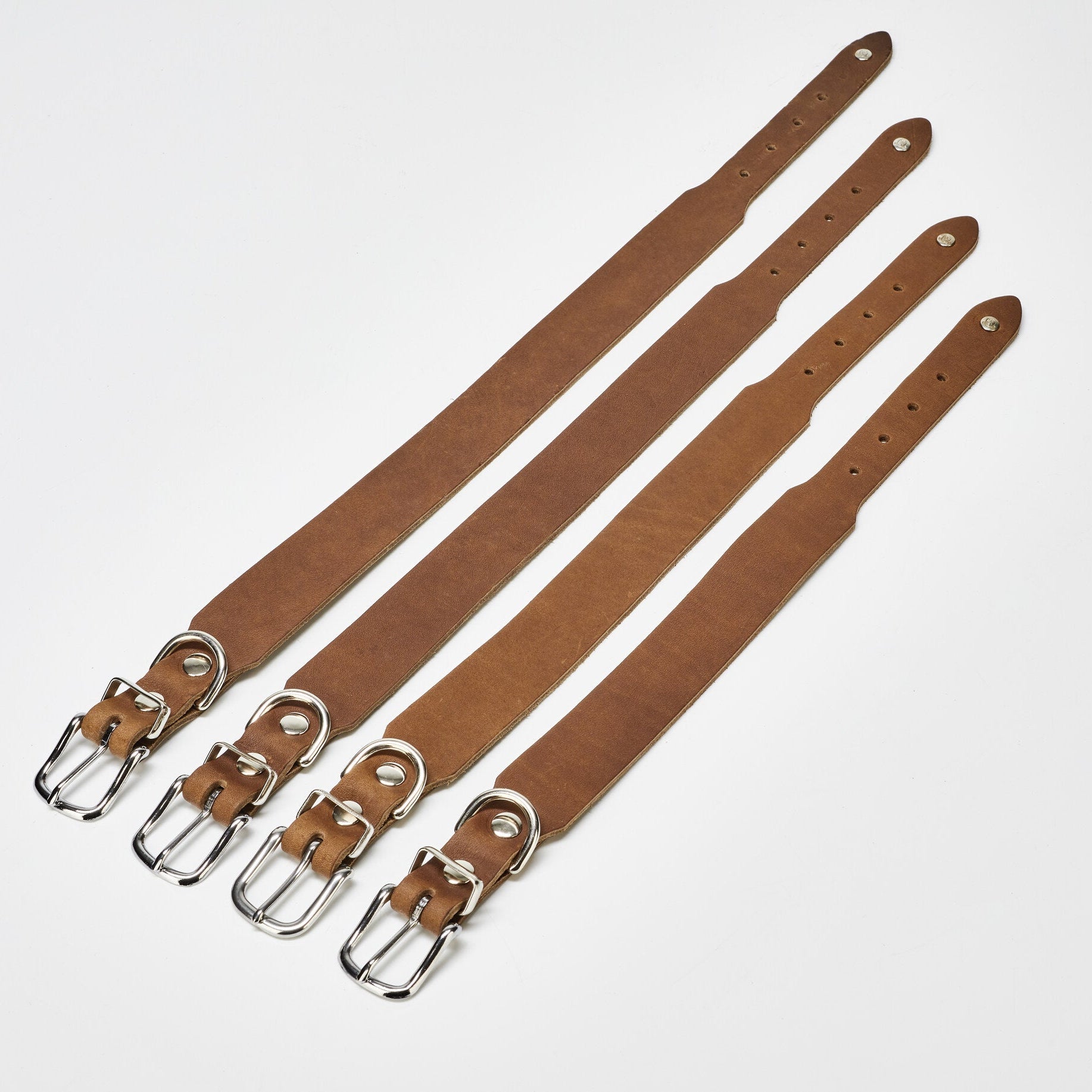 Collier pour chien en cuir GIRO – Moka - Laboni