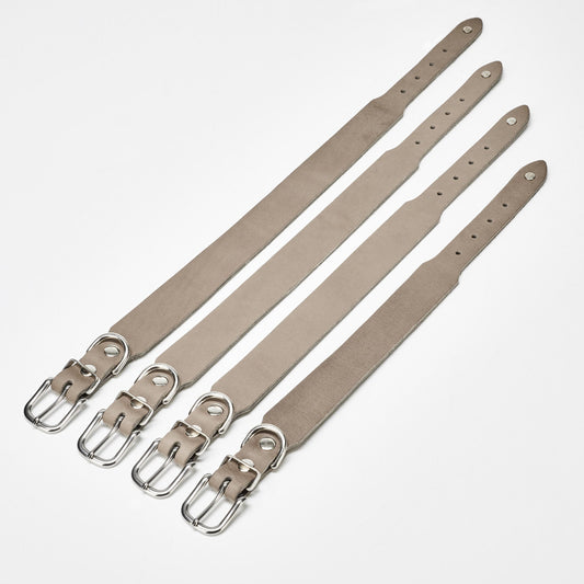 Collier pour chien en cuir GIRO - Gris - Laboni