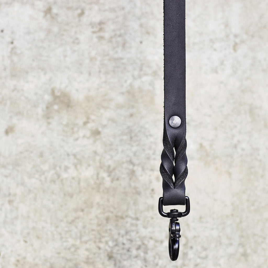 Laisse GIRO - Black avec accroche chromée - Laboni