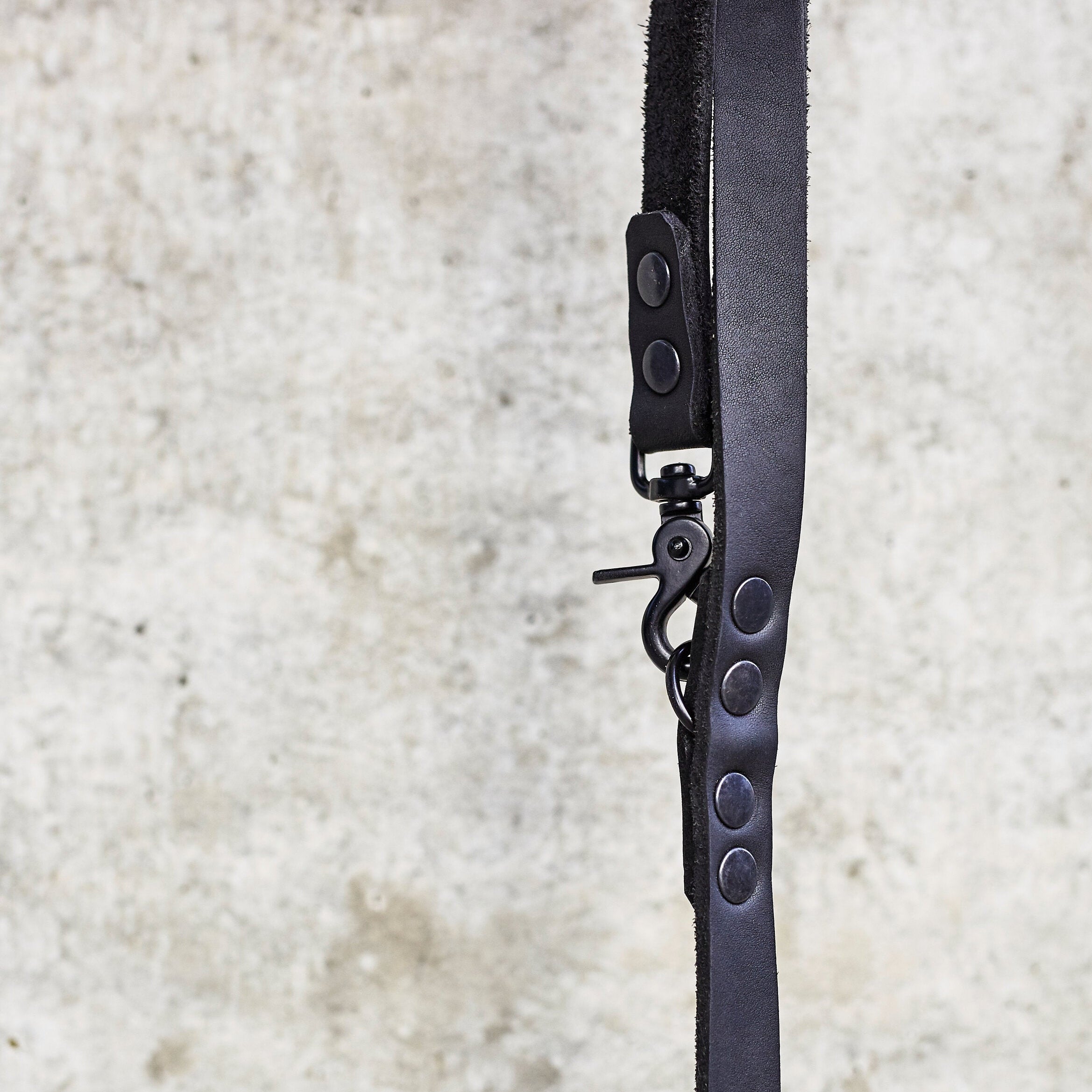 Laisse GIRO - Black avec accroche chromée - Laboni