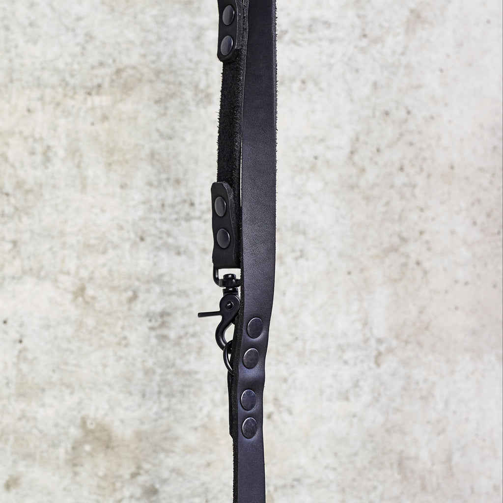 Laisse GIRO - Black avec accroche chromée - Laboni