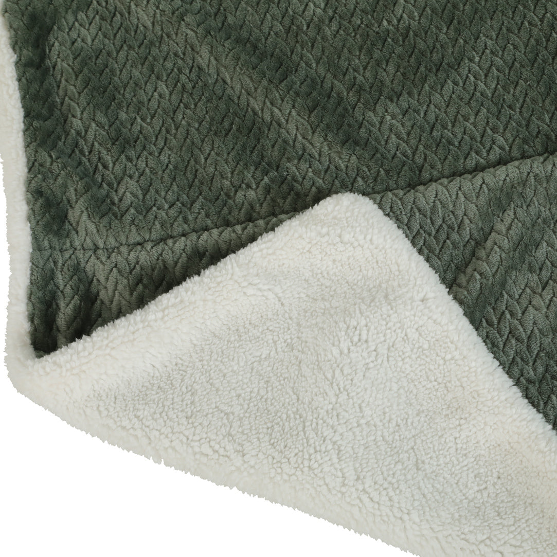 Plaid Olympe pour chat et petit chien – Coloris Kaki ou Crème