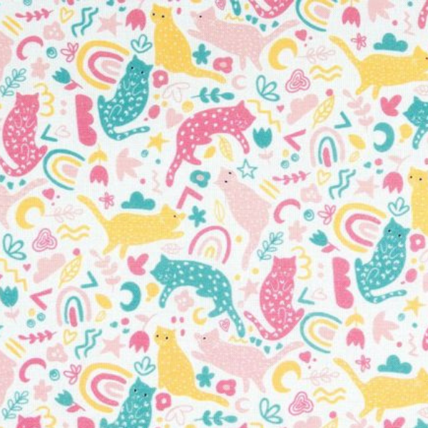 Le Cou-Stick – Jouet artisanal pour chat en tissu (herbe à chat/ valériane)