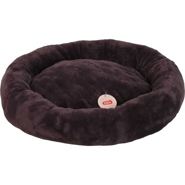 Coussin de la collection Noé, de couleur violet, à poils court, avec étiquette Zolux