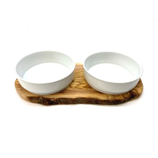 Station d’alimentation RUSTY (2 bols en porcelaine de 0,9 L)