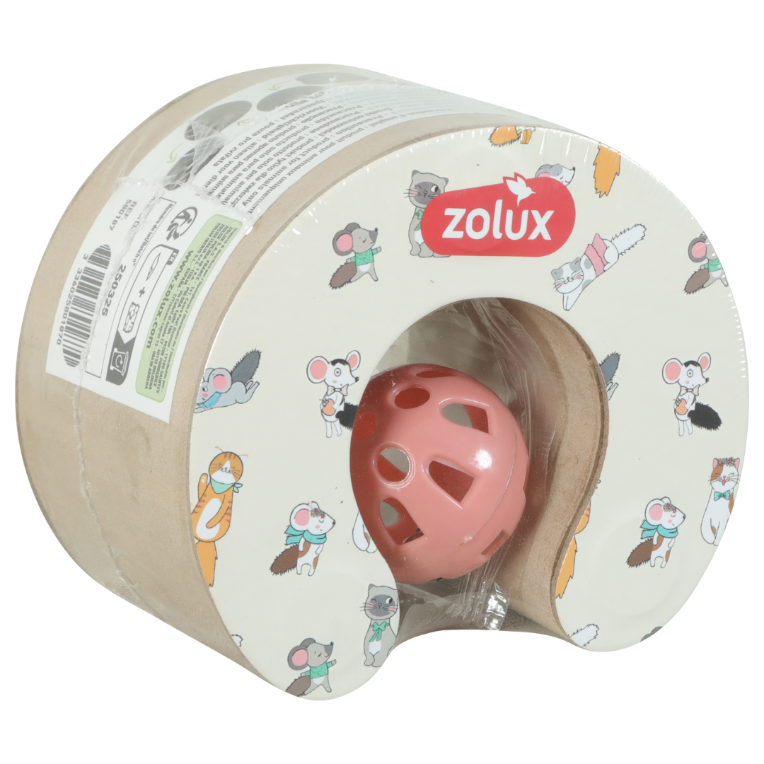 Griffoir pliable Zolux en carton recyclé – vue de côté