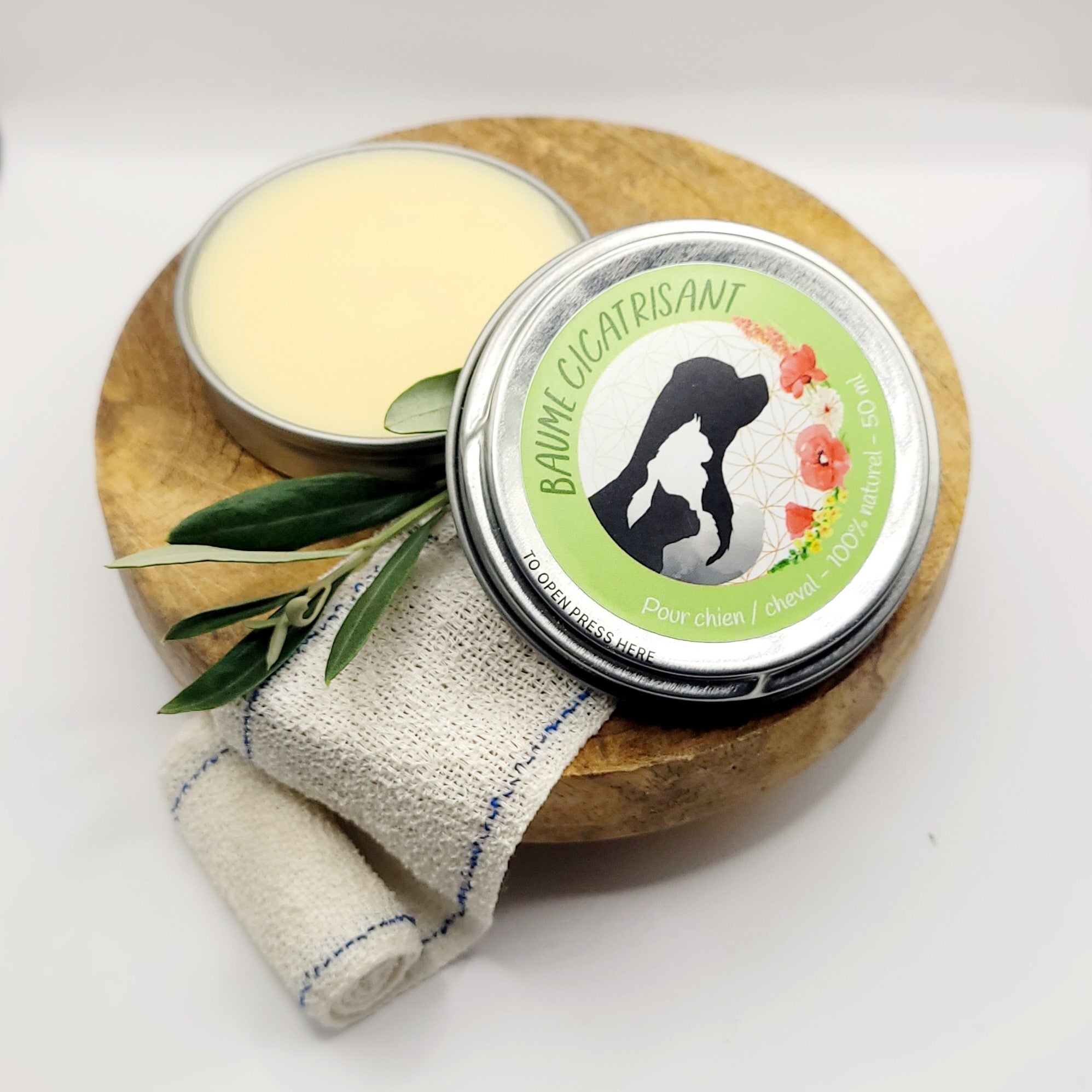 Baume Cicatrisant Naturel pour Chiens et Chevaux – Soin réparateur 50ml