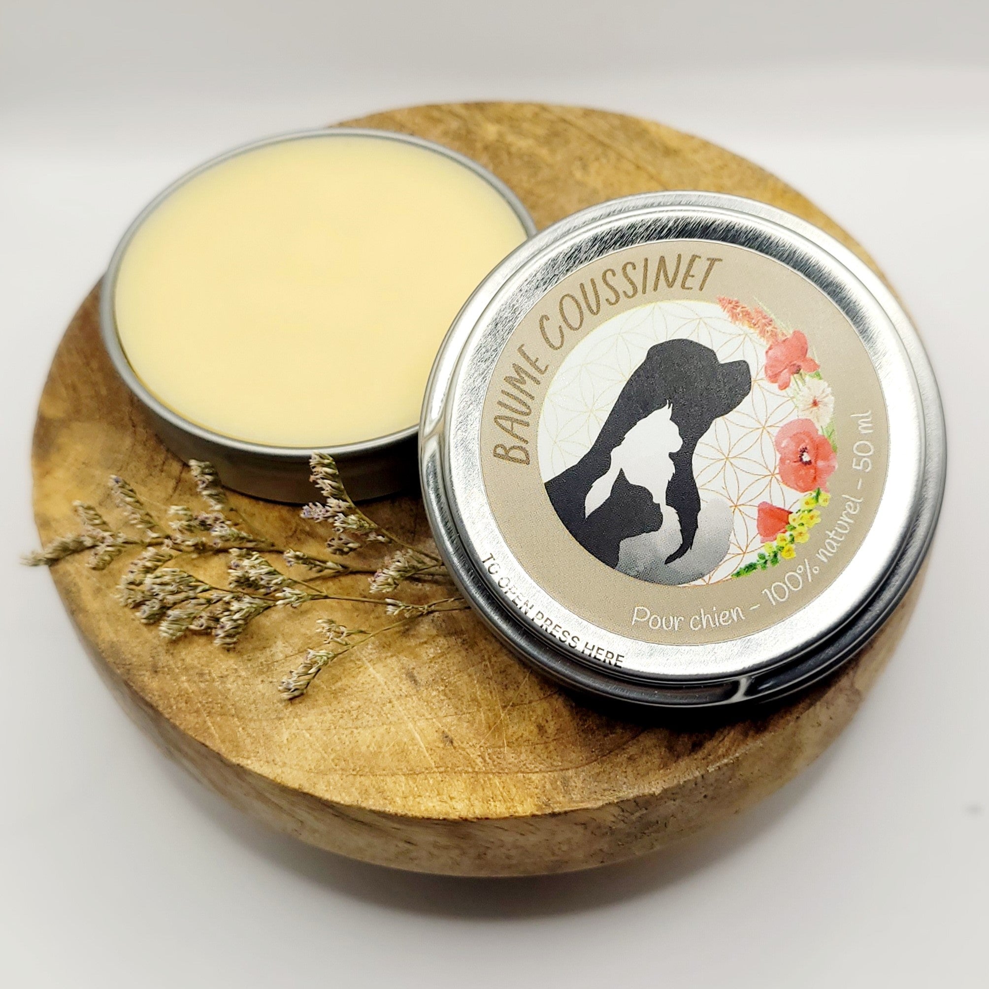 Baume Coussinets Naturel pour Chiens – Protection et réparation 50ml