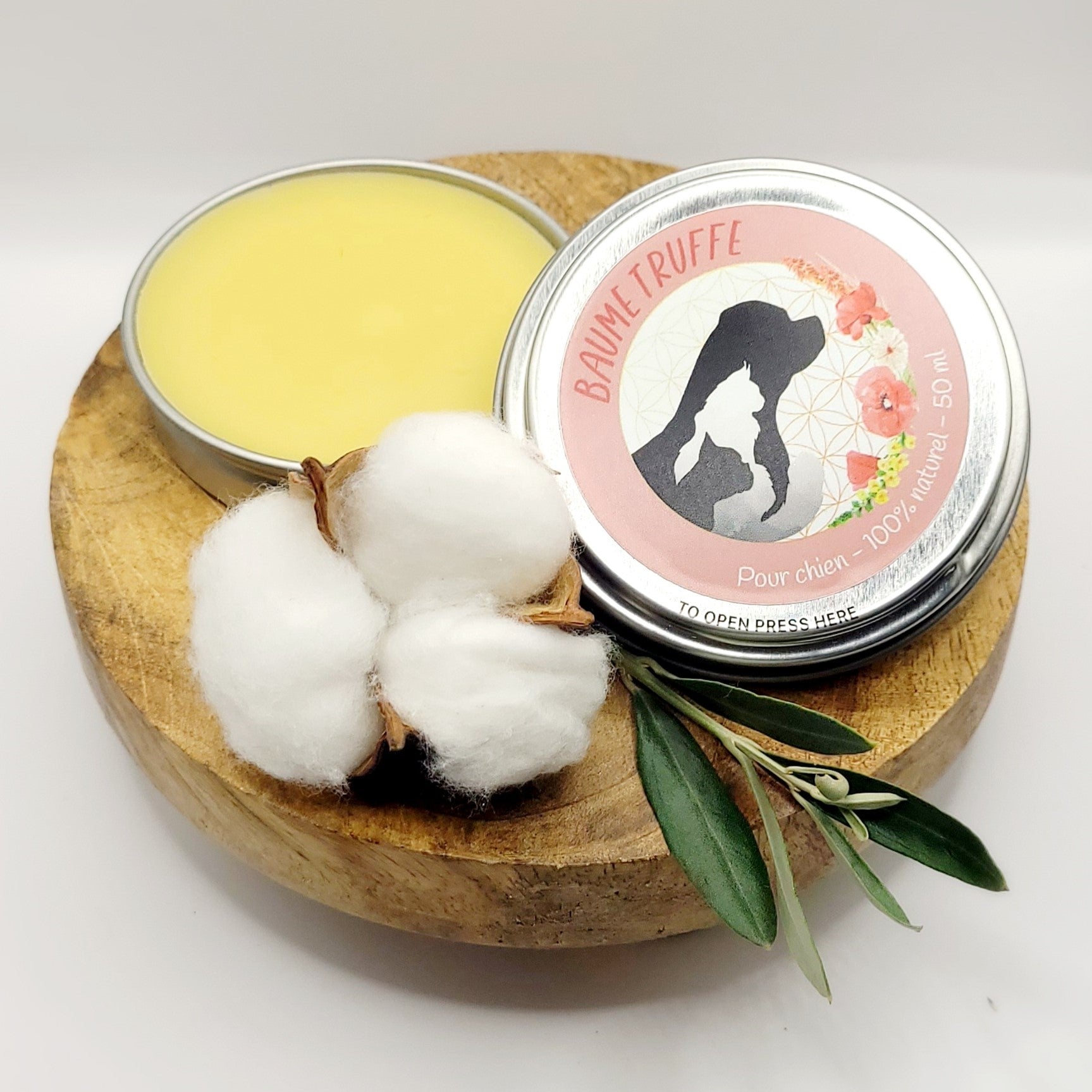 Baume Truffe Naturel pour Chiens – Hydratation et réparation 50ml