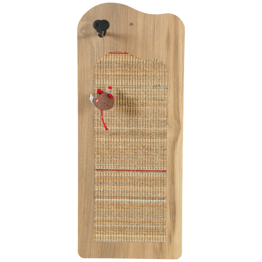 Griffoir mural Boréal Zolux beige, montage mural gain de place pour chat