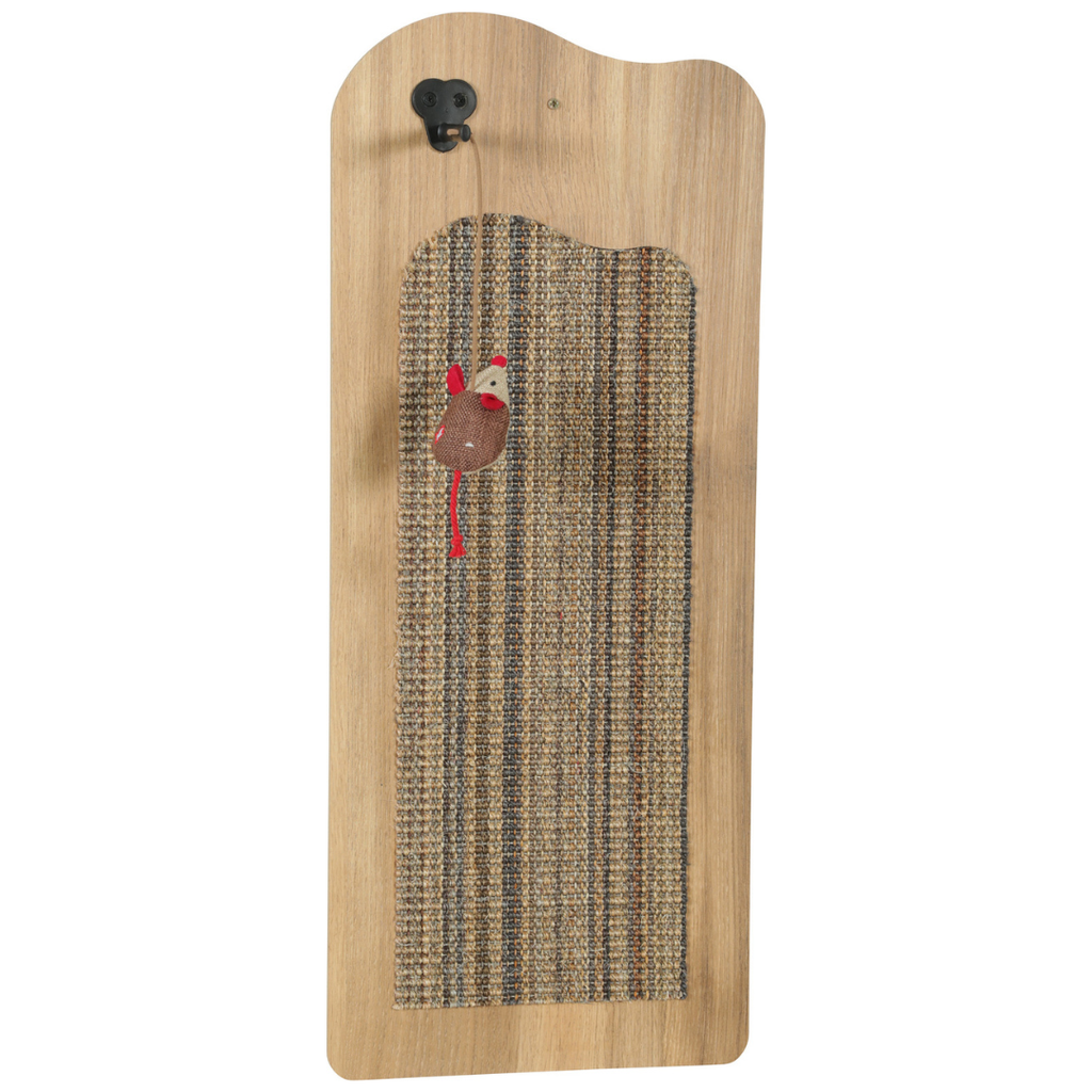 Griffoir mural Zolux Boréal vert grande taille, tapis en sisal à motifs