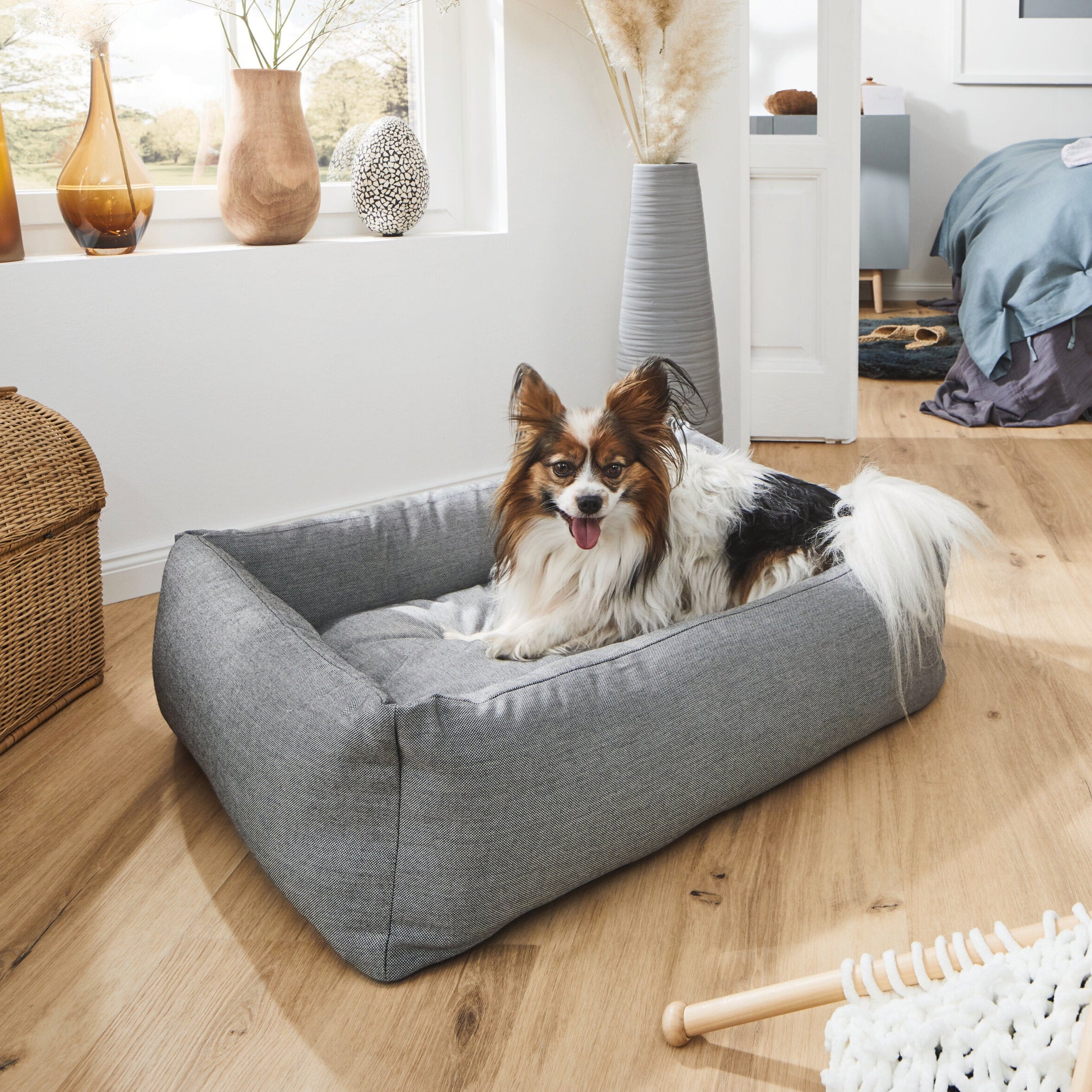 Panier pour chien SMOOTH - Noir Élégance - Laboni